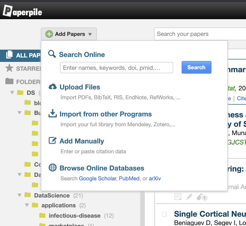 Paperpile | Tools For Academic Research | KausalFlow